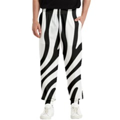 Zebra Vibes Animal Print Men s Elastic Waist Pants by ConteMonfrey