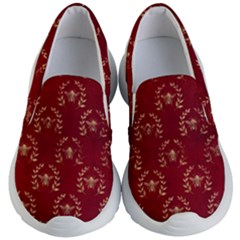 Golden Bees Red Sky Kids Lightweight Slip Ons by ConteMonfrey