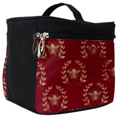 Golden Bees Red Sky Make Up Travel Bag (big) by ConteMonfrey