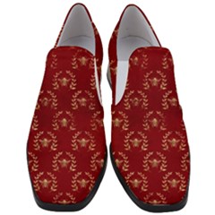 Golden Bees Red Sky Women Slip On Heel Loafers by ConteMonfrey