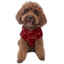 Golden bees red sky Dog Sweater View1