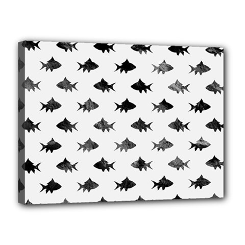 Cute Small Sharks  Canvas 16  X 12  (stretched) by ConteMonfrey