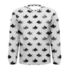 Cute Small Sharks  Men s Long Sleeve Tee by ConteMonfrey