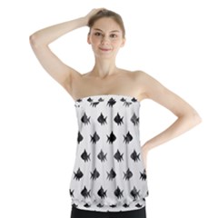 Cute Small Sharks  Strapless Top by ConteMonfrey