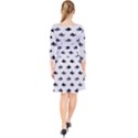 Cute Small Sharks  Quarter Sleeve Front Wrap Dress View2