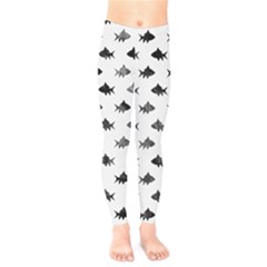 Cute Small Sharks  Kids  Leggings by ConteMonfrey