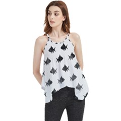 Cute Small Sharks  Flowy Camisole Tank Top by ConteMonfrey