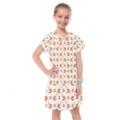 Friends Dinosaurs Kids  Drop Waist Dress by ConteMonfrey