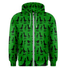 Green Dinos Men s Zipper Hoodie by ConteMonfrey