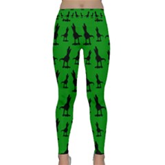 Green Dinos Classic Yoga Leggings by ConteMonfrey