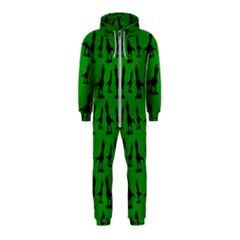 Green Dinos Hooded Jumpsuit (kids) by ConteMonfrey