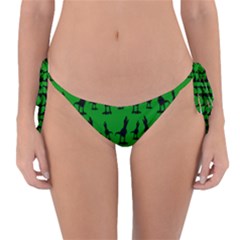 Green Dinos Reversible Bikini Bottom by ConteMonfrey