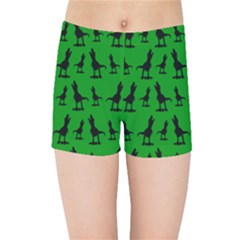 Green Dinos Kids  Sports Shorts by ConteMonfrey