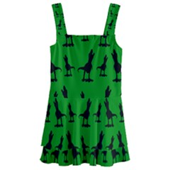 Green Dinos Kids  Layered Skirt Swimsuit by ConteMonfrey