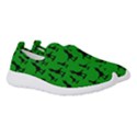 Green dinos Women s Slip On Sneakers View3