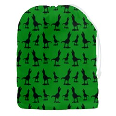 Green Dinos Drawstring Pouch (3xl) by ConteMonfrey