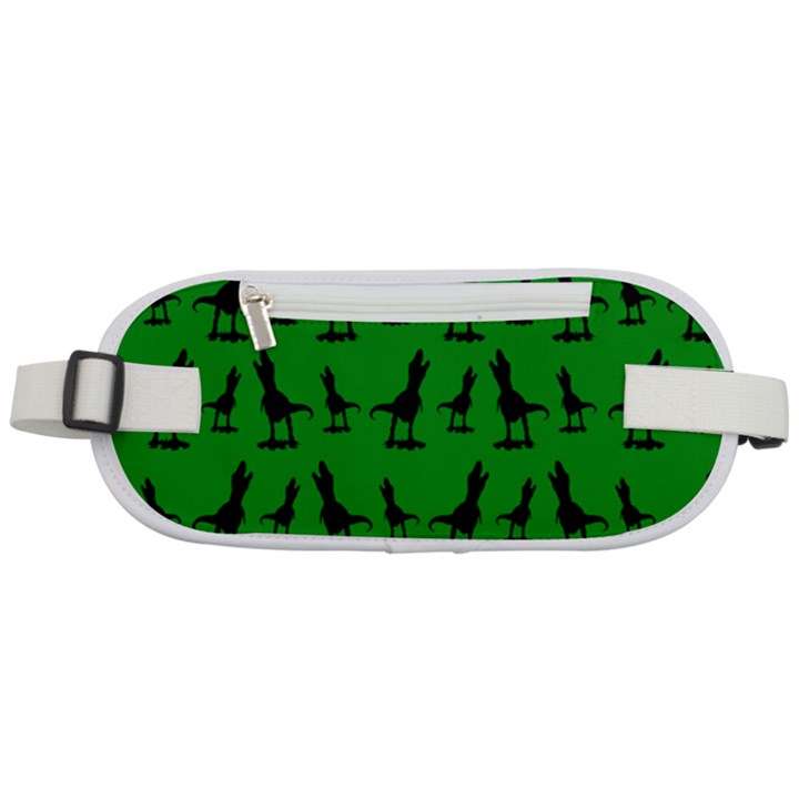 Green dinos Rounded Waist Pouch