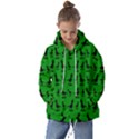 Green dinos Kids  Oversized Hoodie View1