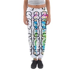 Brain Mind Psychology Idea Drawing Women s Jogger Sweatpants by Wegoenart