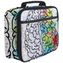 Brain Mind Psychology Idea Drawing Full Print Lunch Bag View3