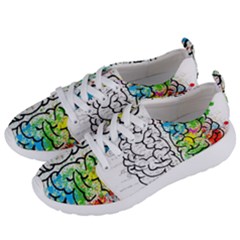 Brain Mind Psychology Idea Drawing Women s Lightweight Sports Shoes by Wegoenart