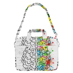 Brain Mind Psychology Idea Drawing Macbook Pro 13  Shoulder Laptop Bag  by Wegoenart