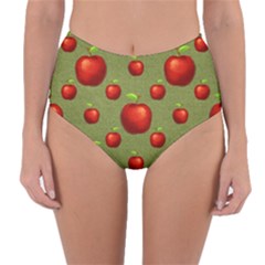 Apples Reversible High-waist Bikini Bottoms by nateshop