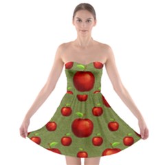 Apples Strapless Bra Top Dress by nateshop