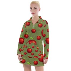 Apples Women s Long Sleeve Casual Dress by nateshop