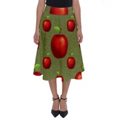 Apples Perfect Length Midi Skirt by nateshop