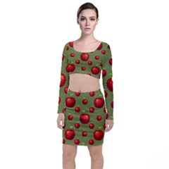 Apples Top And Skirt Sets by nateshop