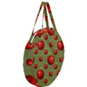 Apples Giant Round Zipper Tote View3