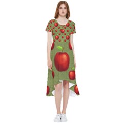 Apples High Low Boho Dress by nateshop