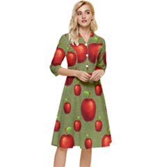 Apples Classy Knee Length Dress by nateshop