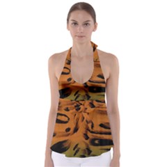 Background-011 Babydoll Tankini Top by nateshop