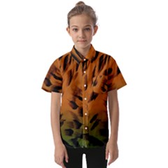 Background-011 Kids  Short Sleeve Shirt by nateshop