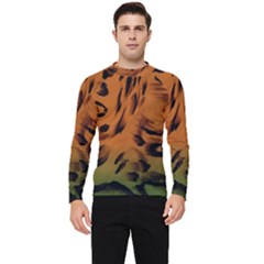 Background-011 Men s Long Sleeve Rash Guard by nateshop