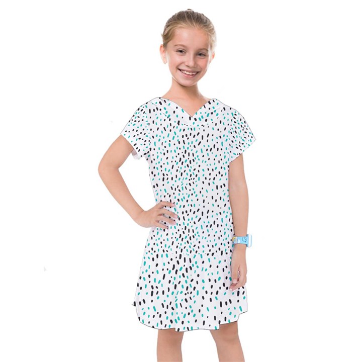 Background-022 Kids  Drop Waist Dress