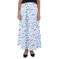 Background-022 Flared Maxi Skirt by nateshop