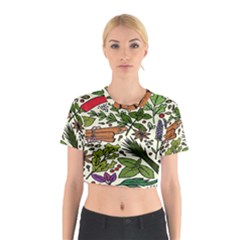 Background-033 Cotton Crop Top by nateshop