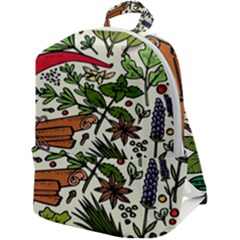 Background-033 Zip Up Backpack by nateshop