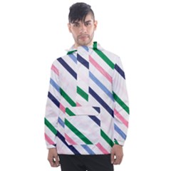 Background-055 Men s Front Pocket Pullover Windbreaker by nateshop