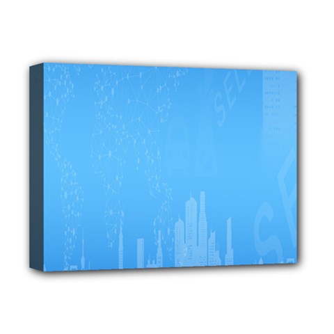 City Deluxe Canvas 16  X 12  (stretched)  by nateshop