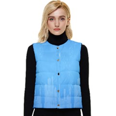 City Women s Short Button Up Puffer Vest by nateshop