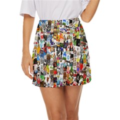 Cliparts Mini Front Wrap Skirt by nateshop