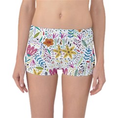 Flowers Boyleg Bikini Bottoms by nateshop