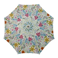 Flowers Golf Umbrellas by nateshop