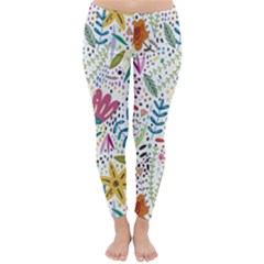 Flowers Classic Winter Leggings by nateshop