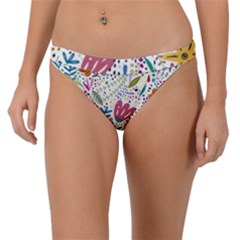 Flowers Band Bikini Bottom by nateshop