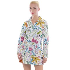 Flowers Women s Long Sleeve Casual Dress by nateshop